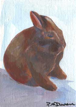 "Bunny" by Patricia Duren, Madison WI - Acrylic